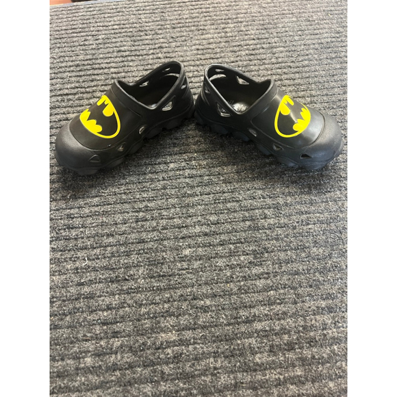 Batman Pull on Shoes Black Yellow 11/12 (Toddler Boy) - Picture 4 of 9